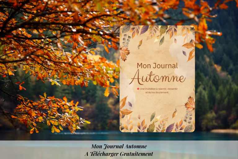 Le journal automne est conçu pour accompagner tes rituels créatifs et bien-être. Carnets, fiches et exercices t’aident à explorer tes émotions.