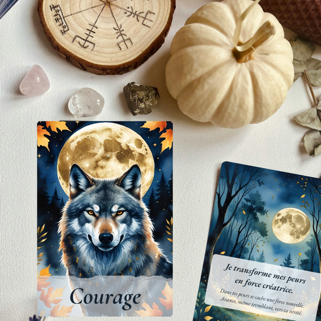 Cartes du Mini Oracle d’affirmations Pleine Lune des Moissons à télécharger