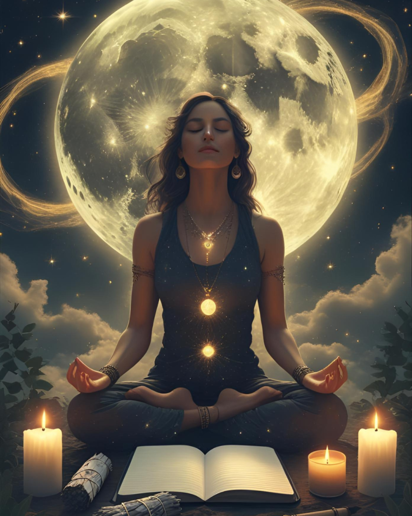 Rituels de gratitude et intentions sous la pleine lune des Moissons