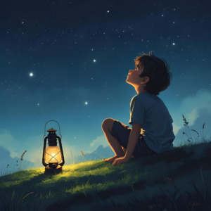 L’enfant et l’étoile endormie partent ensemble dans une aventure magique. Ce conte poétique apprend aux enfants l’importance de la patience, de l’amitié et de croire en la magie.