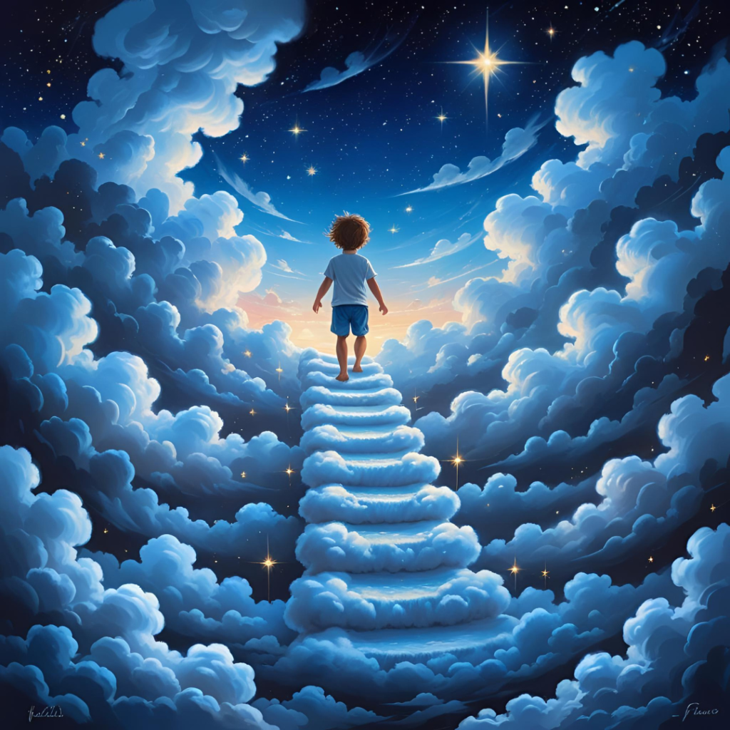 L’enfant et l’étoile endormie partent ensemble dans une aventure magique. Ce conte poétique apprend aux enfants l’importance de la patience, de l’amitié et de croire en la magie.