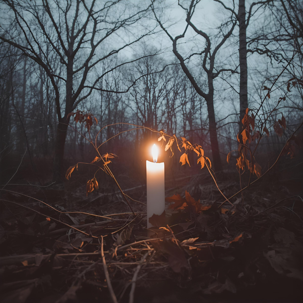 Celebrer-Samhain-aujourdhui CĂ©lĂ©brer Samhain aujourd'hui, c'est Allumer une bougie pour symboliser la lumiĂšre dans lâobscuritĂ©, noter ce que lâon laisse derriĂšre soi et Se connecter Ă la nature