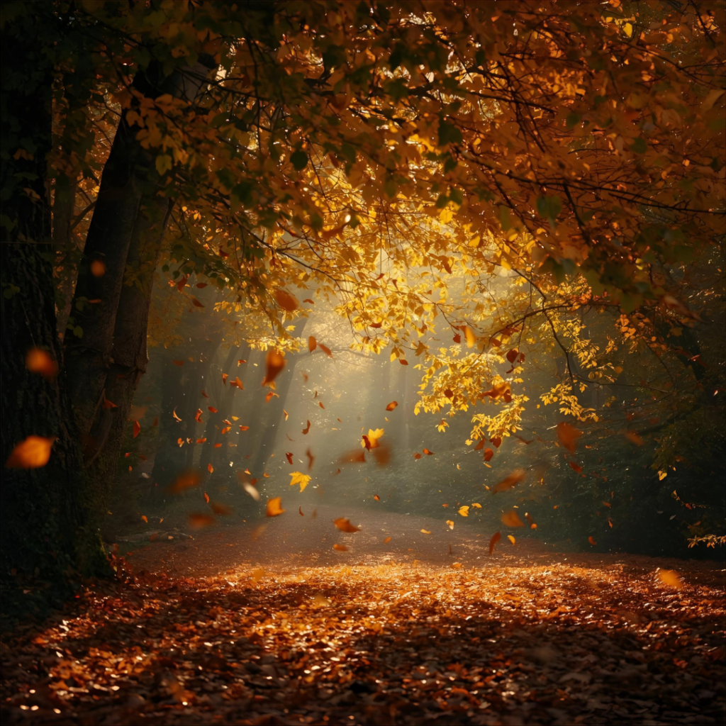 Message-nature Chaque feuille qui tombe est un message de la nature