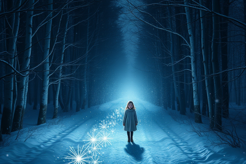 Un conte poétique où une jeune fille reçoit une lettre des étoiles et découvre sa mission de raviver l’espoir. Lumière, magie et sagesse céleste.