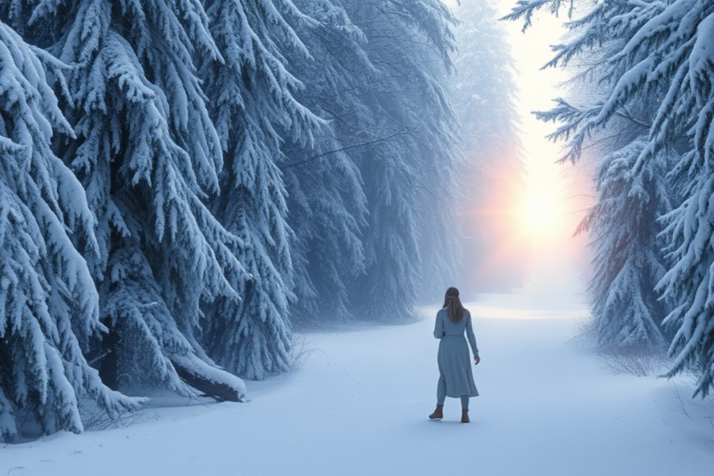 melodie-cristaux-de-givre-conte-sentier-blanc Un conte hivernal poétique où Élia réveille la musique de l’hiver et restaure l’harmonie grâce à la mélodie des cristaux de givre.