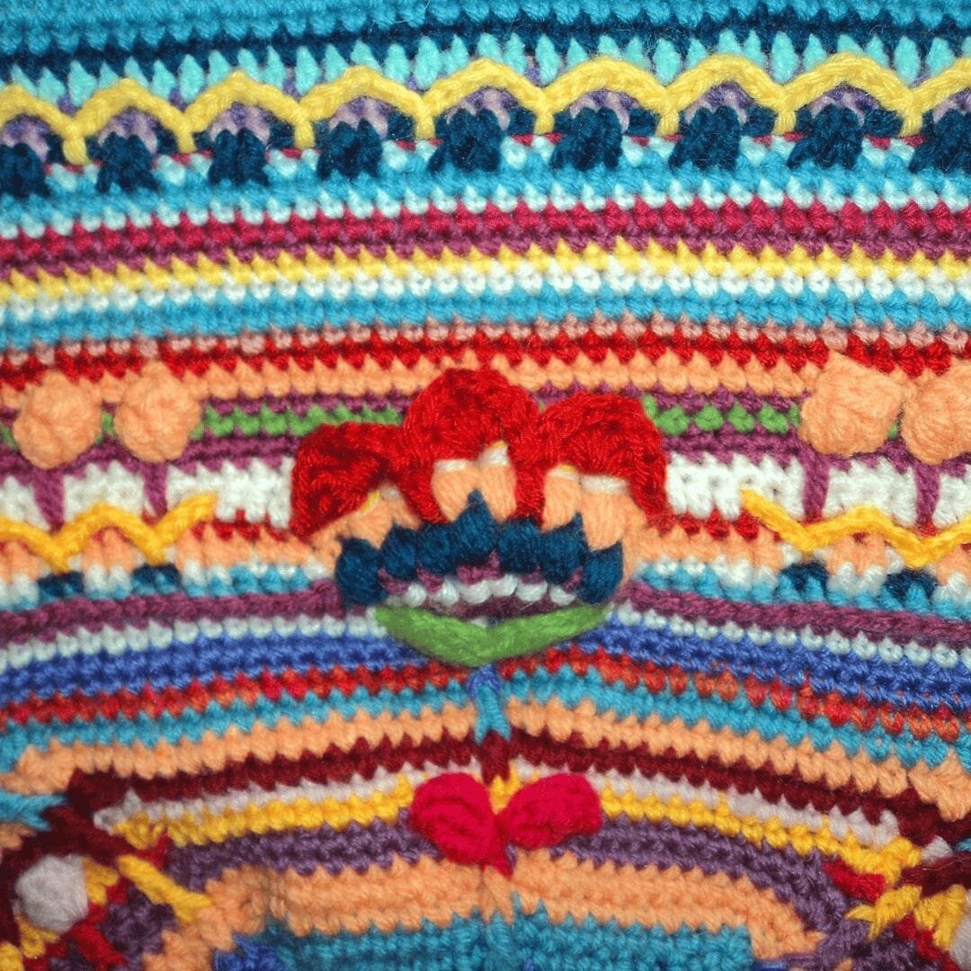 🛏️ Couverture Mandala au Crochet • Artisanat d'Art | Fait Main • Unique – Image 5