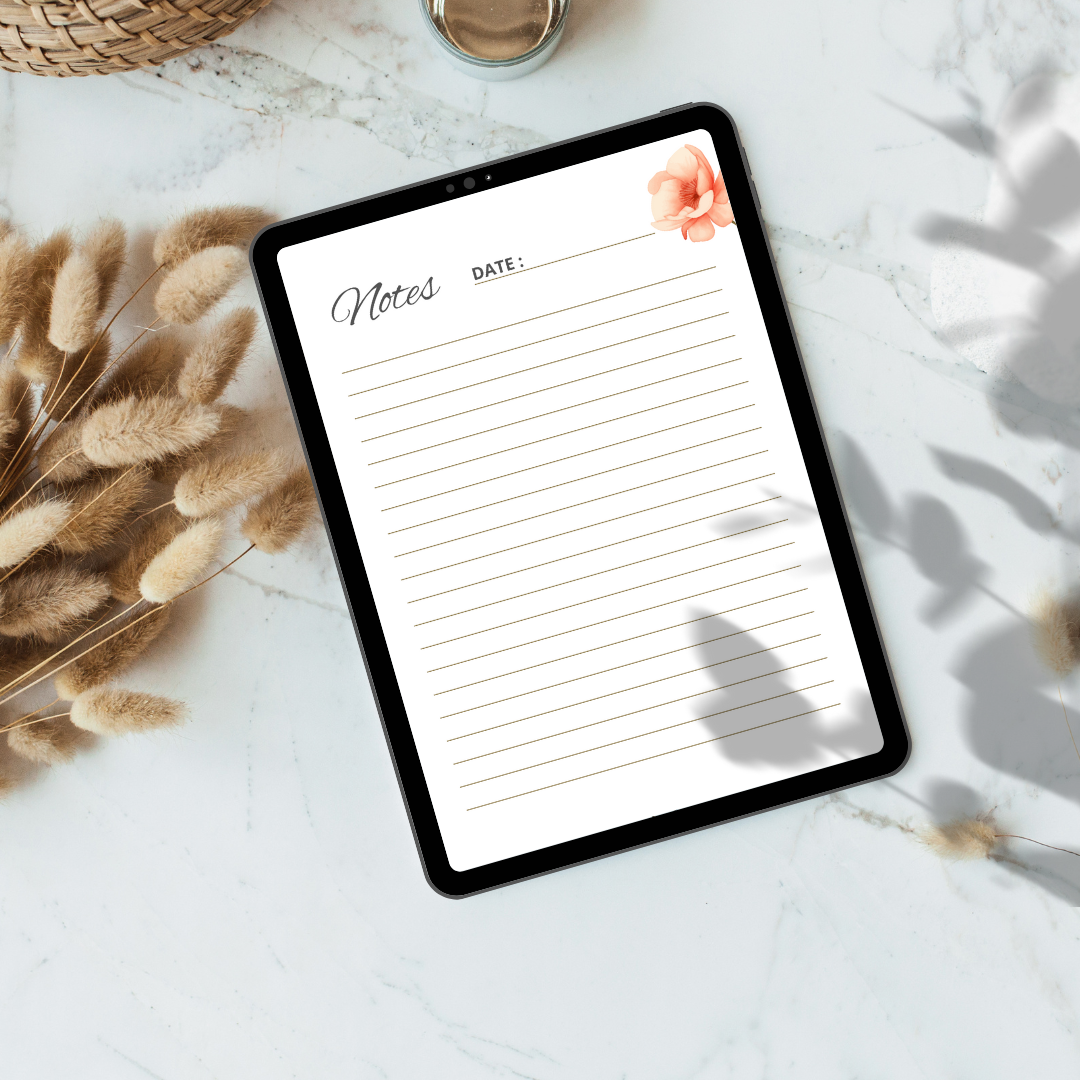 🌸 Carnet de notes Digital – "Le Refuge des Pensées" | A Imprimer – Image 3