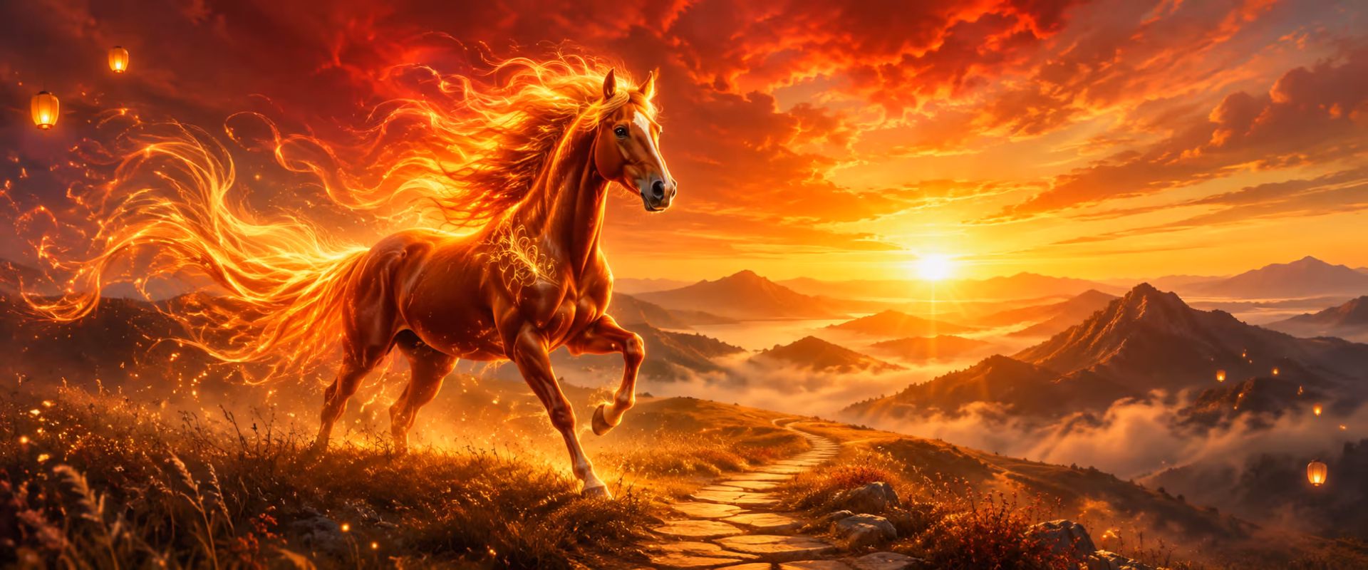 Découvre l’énergie du Cheval de Feu pour le Nouvel An Chinois 2026 : comment l’accueillir avec intention, clarifier tes projets, et avancer avec audace sans brûler tes racines. Guide poétique + conseils pratiques.