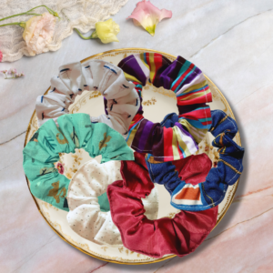 🎀 Chouchous Textiles Les Noués - Tissus Recyclés | Fait Main