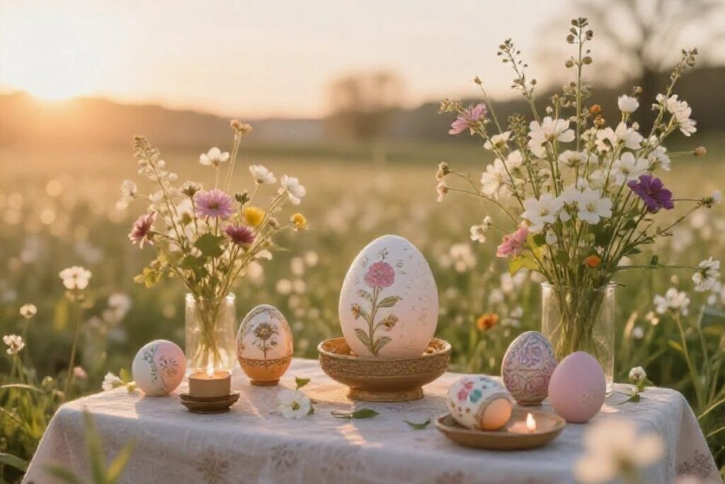 Découvre le rituel d’Ostara, son énergie d’équilibre et de renouveau. Idéal pour lancer un nouveau cycle, planter des intentions et vivre en harmonie avec les saisons.