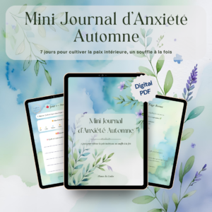 🌿 Mini Journal d’Anxiété Digital – 7 jours pour apaiser ton esprit
