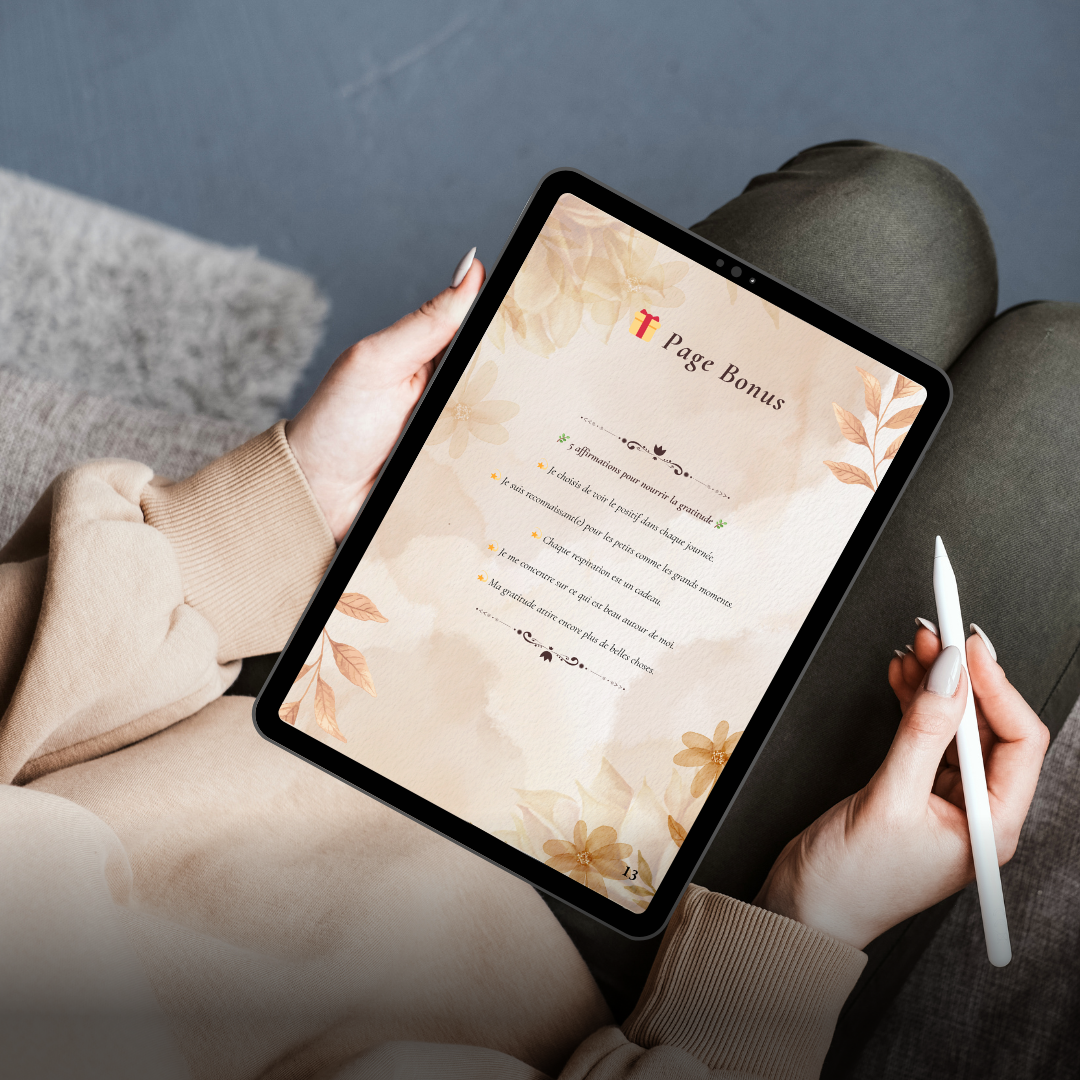 🍁 Mini Journal Digital – "Éclats de Gratitude" – Automne – Image 4