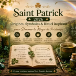 Découvre les origines sacrées de la Saint Patrick, ses symboles cachés et un rituel doux pour honorer le réveil du printemps. Idéal pour les âmes sensibles et créatives.