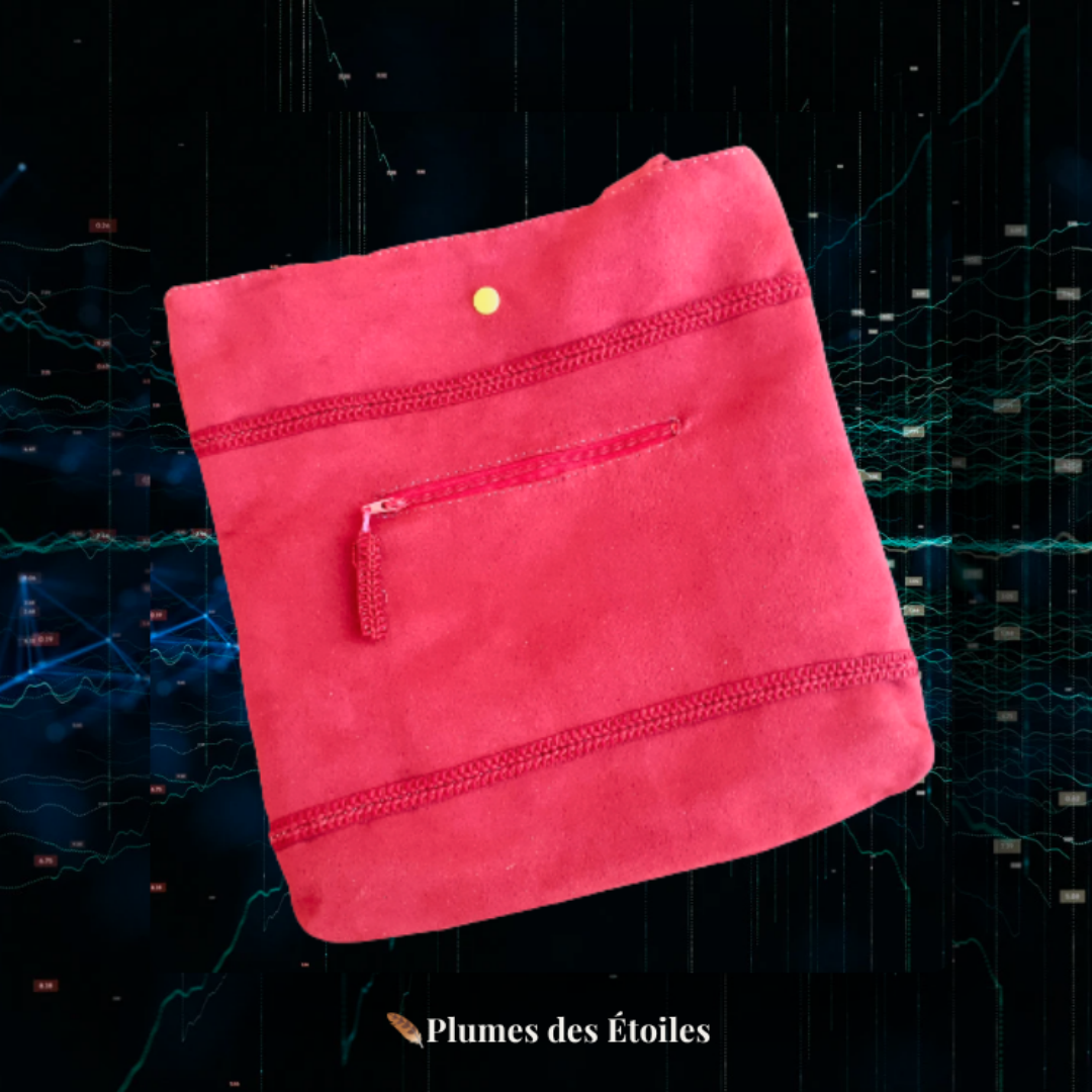 Pochette pour tablette 11" écologique • Design aztèque unique • Perles Miyuki • Fait main • Tissus recyclés. Découvre cette pochette pour portable responsable dès maintenant.