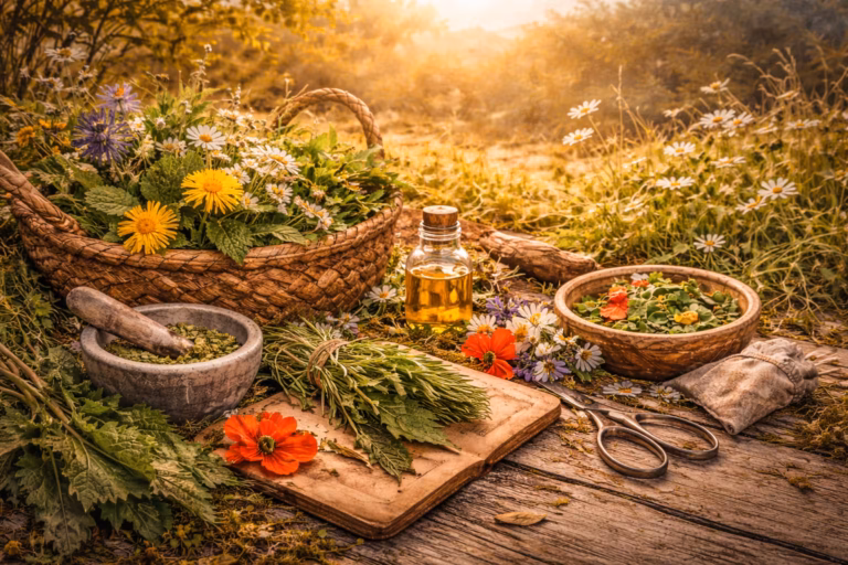 Découvre comment les herbes sauvages de printemps — pissenlit, ortie, coquelicot — peuvent rééquilibrer ton énergie, ton foie et ton humeur.