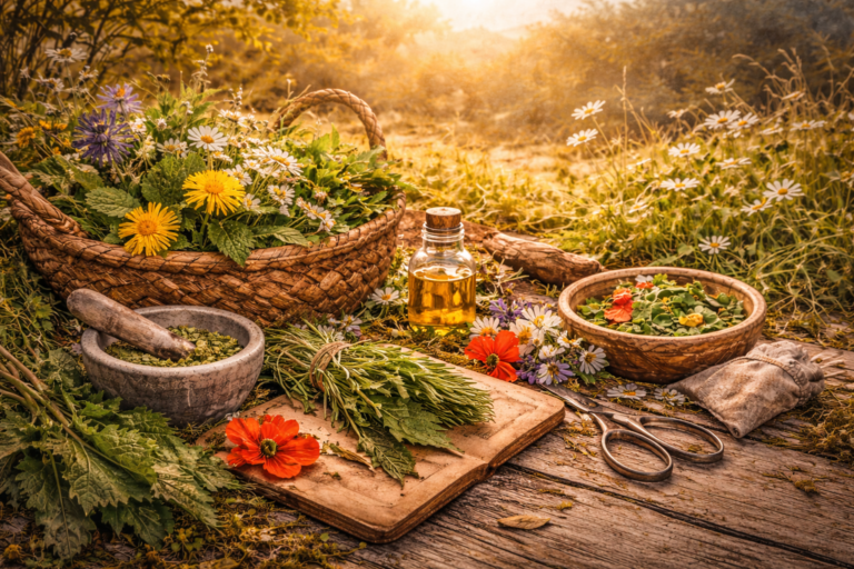 Découvre comment les herbes sauvages de printemps — pissenlit, ortie, coquelicot — peuvent rééquilibrer ton énergie, ton foie et ton humeur.
