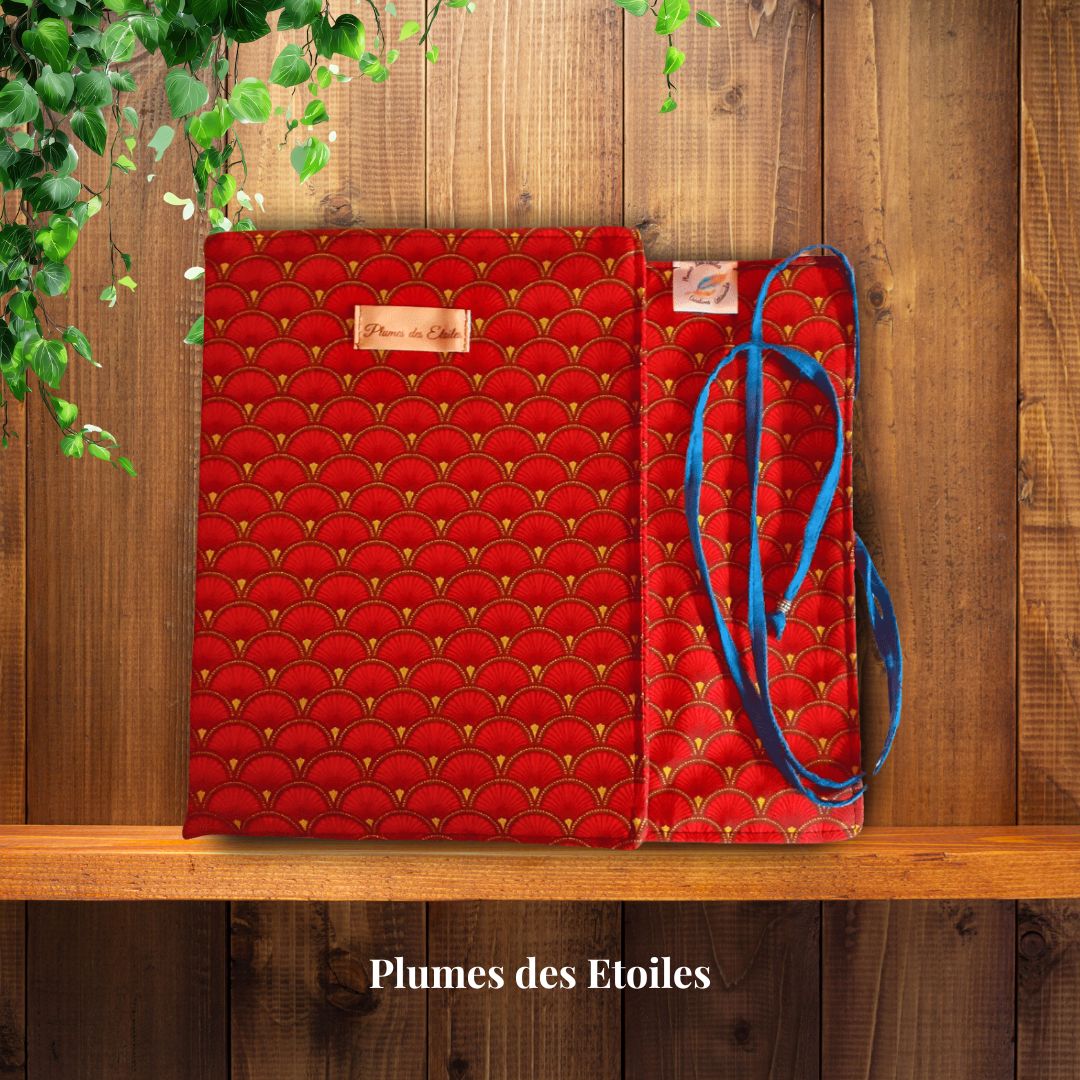 📚 Protège-Livre Ajustable Format Royal Coton | Pièce Unique Artisanale – Image 2