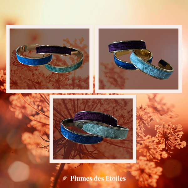 🦋 Bracelet Fauna - Velours doux, nature & bohème | Edition limitée Artisanale