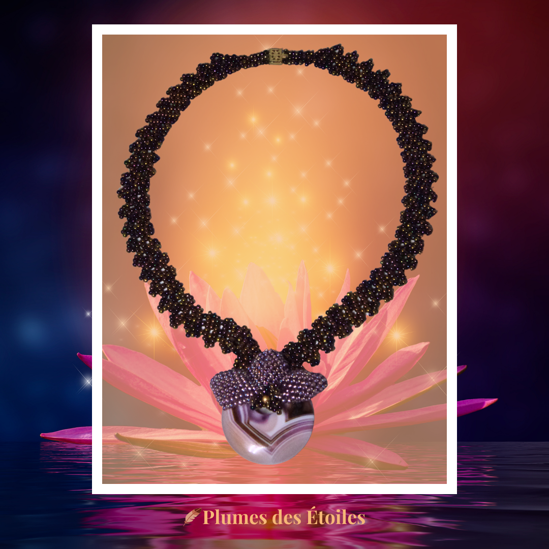🪷 Collier Lotus – Élégance et Originalité Unique - Édition Limitée | Déstockage Trésors Oubliés – Image 2