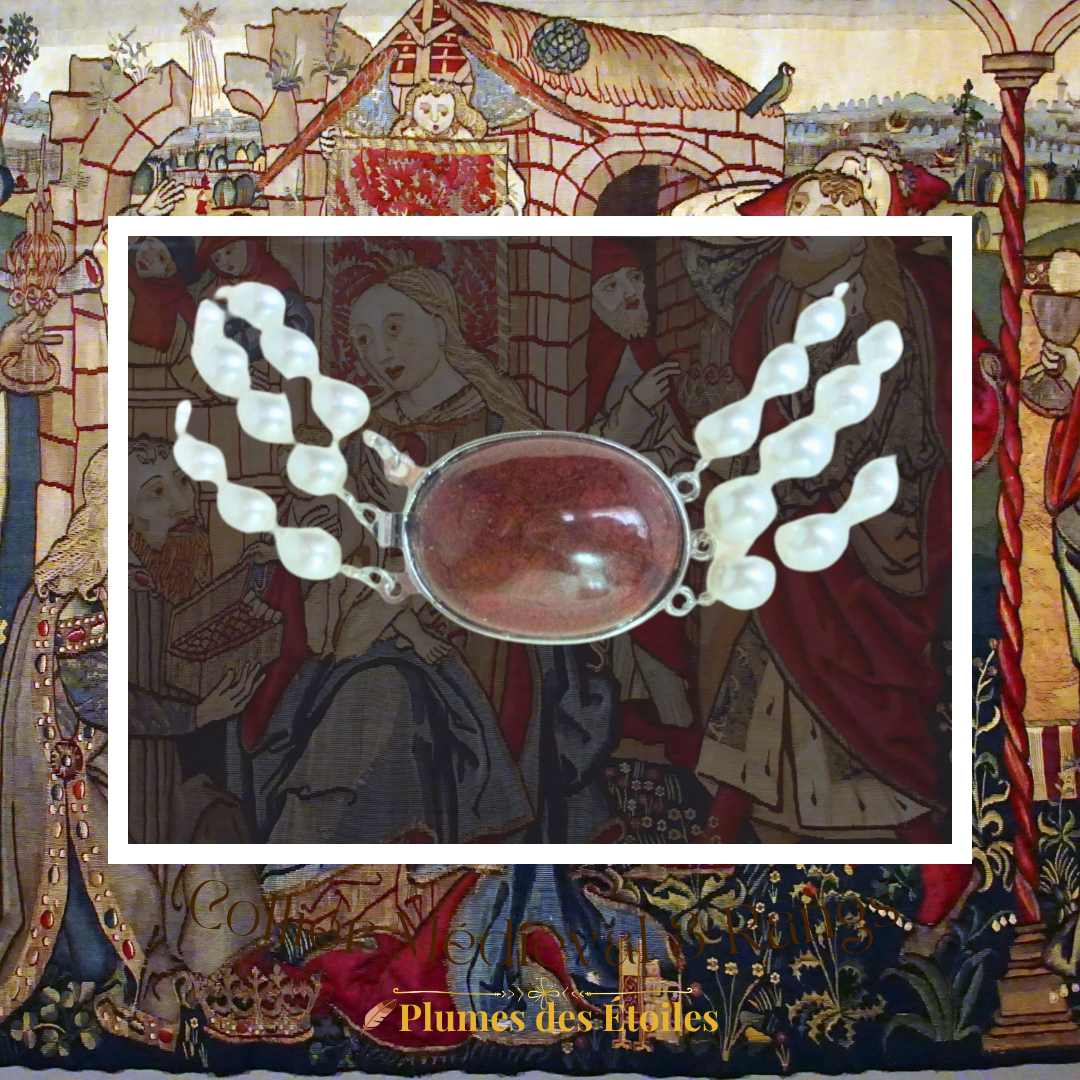 📿 Collier Multirangs - Élégance médiévale – Pièce Unique Artisanale | Déstockage Trésors Oubliés – Image 2