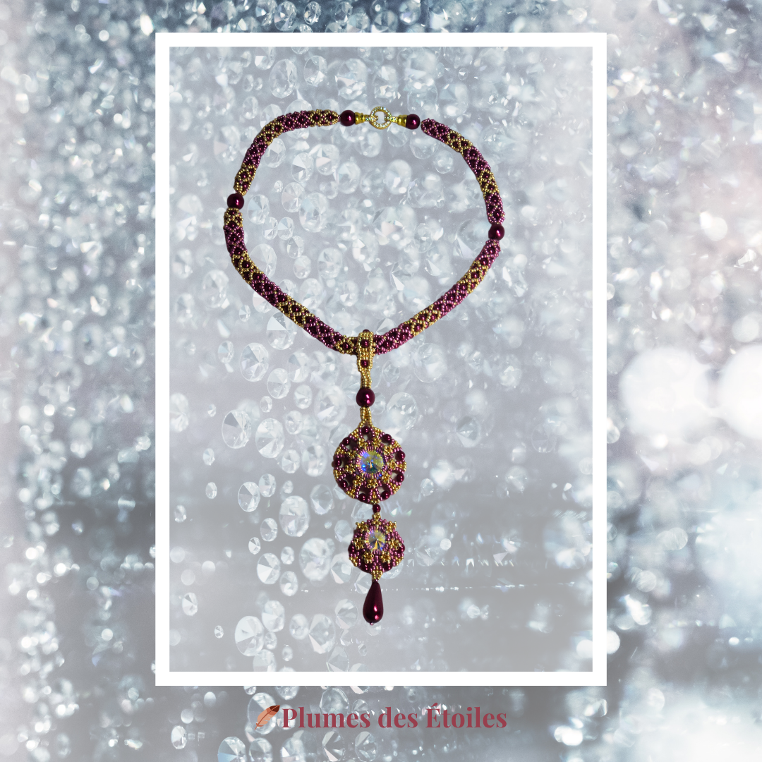 📿 Collier Swarovski Perles & Dentelles – Édition Limitée | Déstockage Trésors Oubliés – Image 2