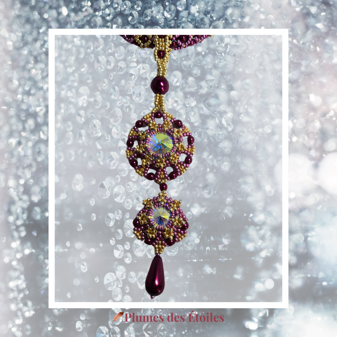 📿 Collier Swarovski Perles & Dentelles – Édition Limitée | Déstockage Trésors Oubliés – Image 3