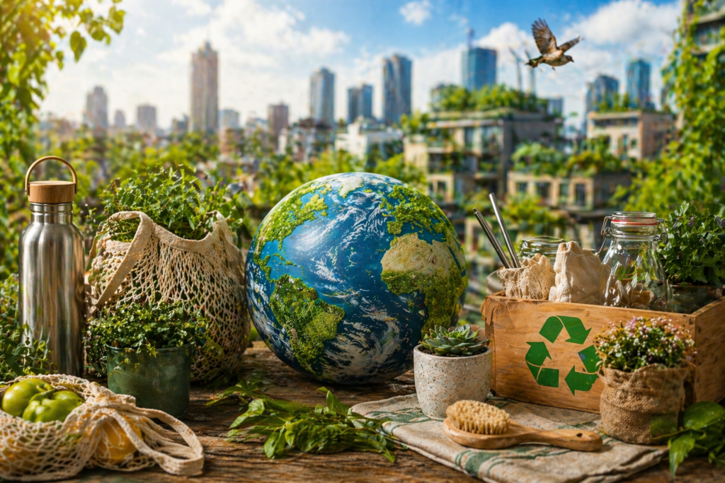 Journée de la Terre 2026 : découvre 5 gestes simples et efficaces pour protéger la planète en ville. Guide complet, conseils pratiques et écogestes.