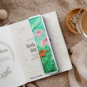 Marque-page échinacées vibrantes à l'aquarelle peint à la main. Papier 300g FSC, plastifié. Cadeau idéal pour amoureux de l'art et de la nature. 🌼