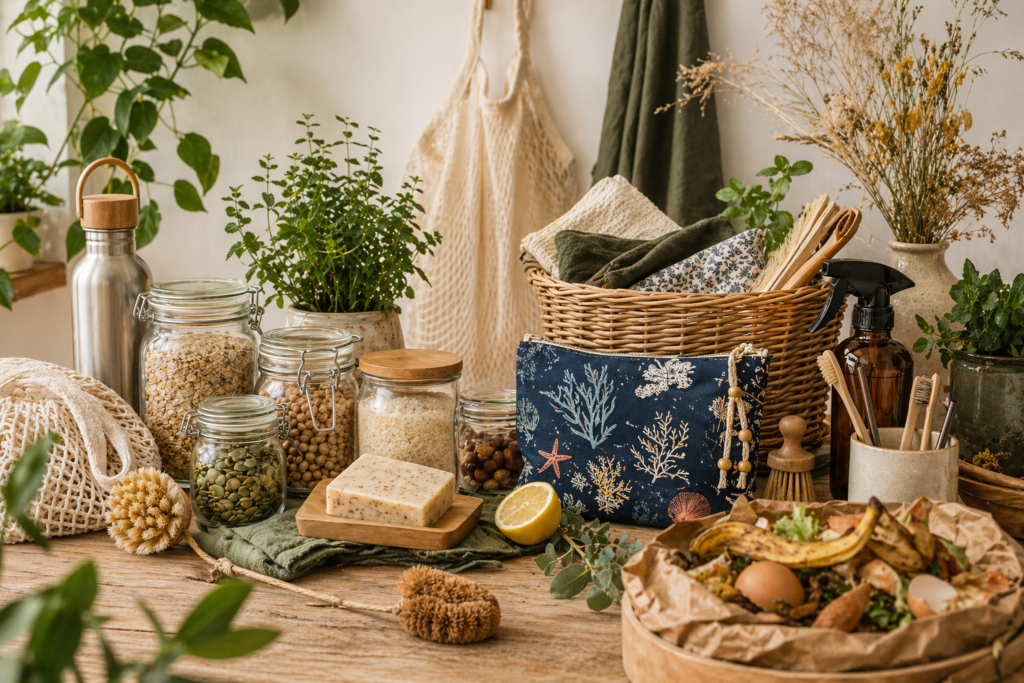 Adopte le mode de vie zéro déchet grâce à ce guide pratique : 5 principes, astuces du quotidien, compostage et erreurs à éviter pour commencer dès aujourd'hui.