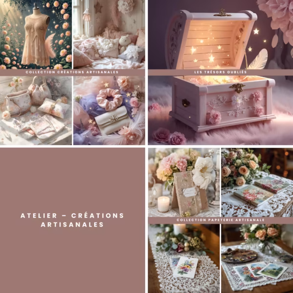 ✨ L’Atelier – Créations artisanales et trésors poétiques