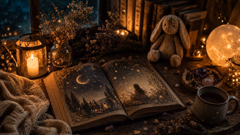 Laisse-toi emporter par des contes poétiques et des histoires enchantées pour inspirer l’imaginaire et la créativité.