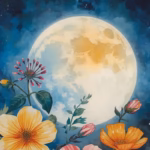Découvre la Pleine Lune des Fleurs 2026 : un rituel doux, spirituel et accessible pour t’épanouir, libérer tes émotions et célébrer ton essence florale.